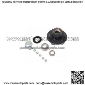 Hub Kit: 5.2k Axle, 6 on 5.5 w/Standard Grease Cap