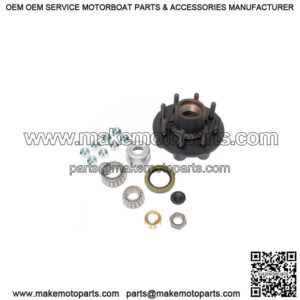 Hub Kit: 8k Axle, 8 on 6.5 w/EZ-Lube Cap & 5/8"-18 Studs