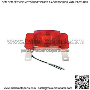 LED Low-Pro Left Hand RV Tail Light w/ White Base