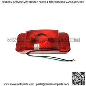 LED Low-Pro RV Right Hand Trailer Tail Light w/ Black Base