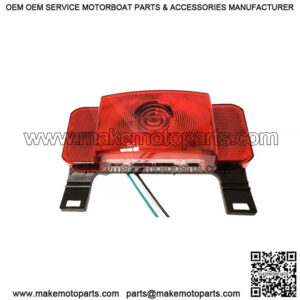 LED Low-Pro Left Hand RV Tail Light w/ Black Base