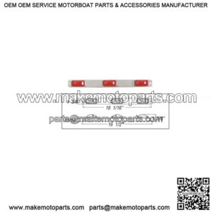 LED 3-Light Stainless Steel I.D. Bar