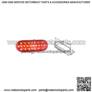 6" Oval LED Stop/Turn/Tail Lamp
