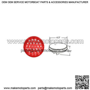 4" Round LED Stop/Turn/Tail Lamp