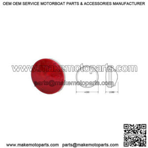Economy 40  Red Stop/Turn/Tail Lamp