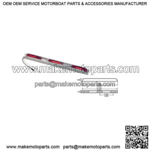 Model 35  3-Light 17" Red LED ID Bar