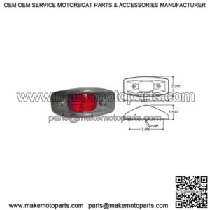 Model 26  Marker Light w/Gray Housing