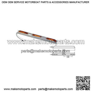 Model 35  3-Light 23" Amber LED ID Bar