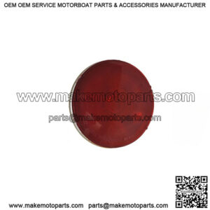 Economy 4" Round Stop/Turn/Tail Lamp, White Housing