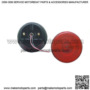 4" Round Stop/Turn/Tail Lamp, 2 Stud