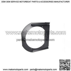 Painted Steel Round Light Mounting Bracket, 4"