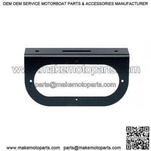 Painted Steel Oval Light Mounting Bracket, 6"