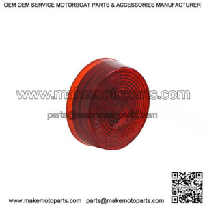 Hi Count  Red Round 9 Diode LED Clearance Light, 2"