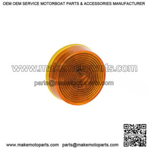 Hi Count  Amber Round 9 Diode LED Clearance Light, 2"