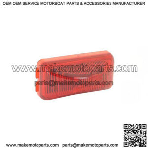 Hi Count  Red Rectangle LED Clearance Light, 3"