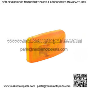 Amber Rectangle Clearance Light, 3"