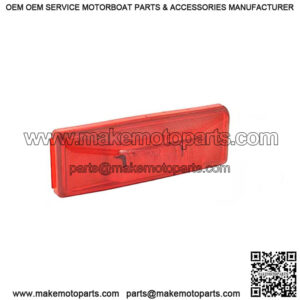 Super Nova  Red Rectangle LED Clearance Light, 4"