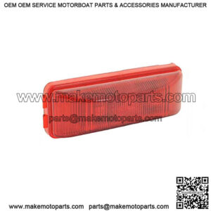 Hi Count  Red Rectangle LED Clearance Light, 4"