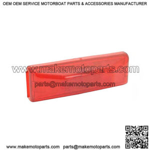 Red Rectangle Clearance Light, 4"