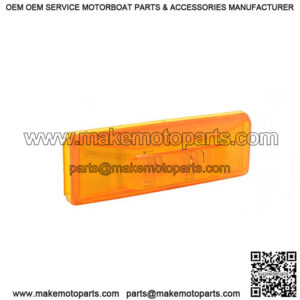 Super Nova  Amber Rectangle LED Clearance Light, 4"