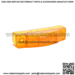 Super Nova  Amber Thin-Line Rectangle LED Clearance Light, PC 4"