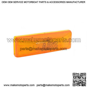 ABS Amber Rectangle Clearance Light, 4"