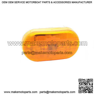 Amber Oval Clearance Light, 4"