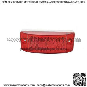 Red Turtleback  II Clearance Light w/ Reflector