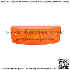 Super Nova  Amber Turtleback  II LED Clearance Light w/Reflector