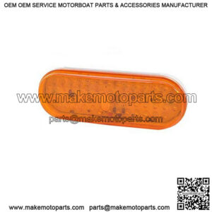 Hi Count  6-1/2" Oval LED Front/Turn/Park & Marker Lamp