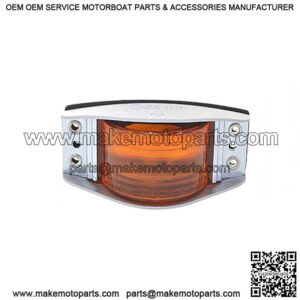Amber Narrow-Rail Steel Clearance Light