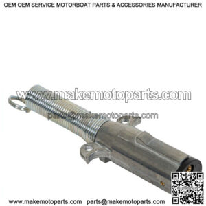 2-Pole Male Trailer End Plug, Vertical