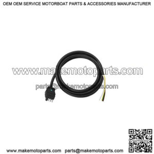 4-Flat Connector Trailer End Plug & 4' Cable