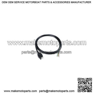 4-Flat Connector Trailer End Plug & 8' Cable