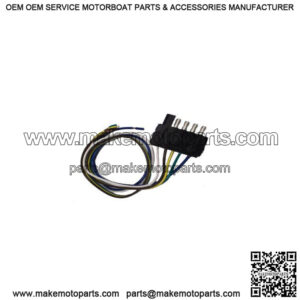 Flat 5-Prong Trailer Connector Plug