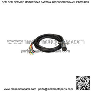 Round 6-Pole Trailer End Electric Plug & 6' Cable