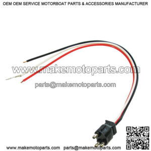 Tail Light Straight 3-Pole Plug