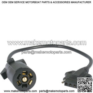 7-Way RV Blade to 5-Flat Adapter