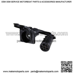 7-Pin Vehicle to 7-Blade RV Trailer Adapter