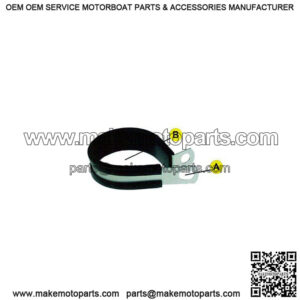 Rubber Cushioned Clamps, 5/16" (25-pack)