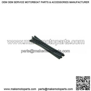 1/8" x 3" Black Heat Shrink Tubing, 6-pack