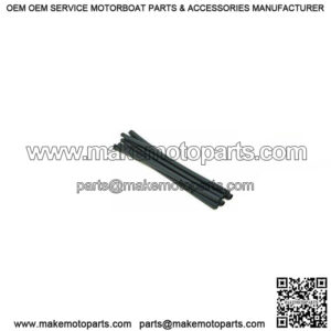 1/4" x 3" Black Heat Shrink Tubing, 4-pack