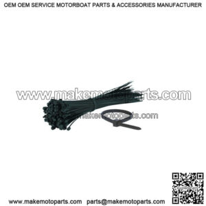 Black Nylon Cable Ties, 7.5" (40-pack)