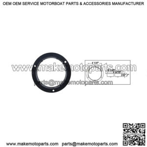 4" Round Light Mounting Bracket Flange