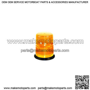 Amber LED Strobe Light, 6 LED/8 Flash Patterns, Tall