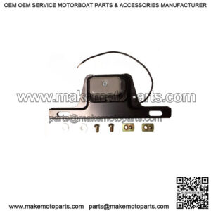 Gray ABS License Plate Light w/ Bracket