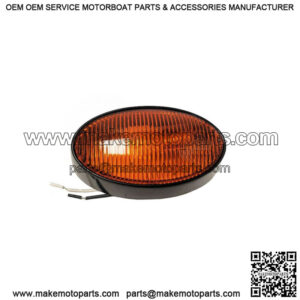 RV Oval Amber Porch/Utility Light