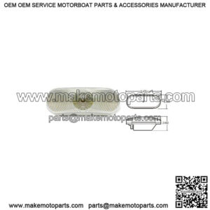 Model 60  Oval Clear Back-Up Light Kit