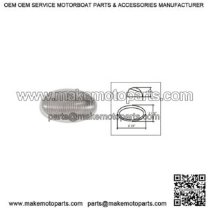 Clear Oval Porch/Utility Light w/Switch