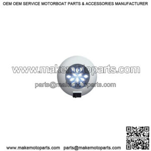 White 12 LED Interior Accent Light, 4" Round